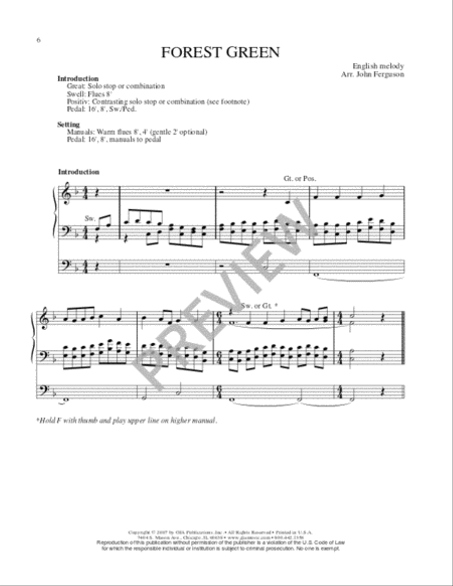 Hymn Harmonizations for Organ - Volume 4 Organ scores gallery preview page 8