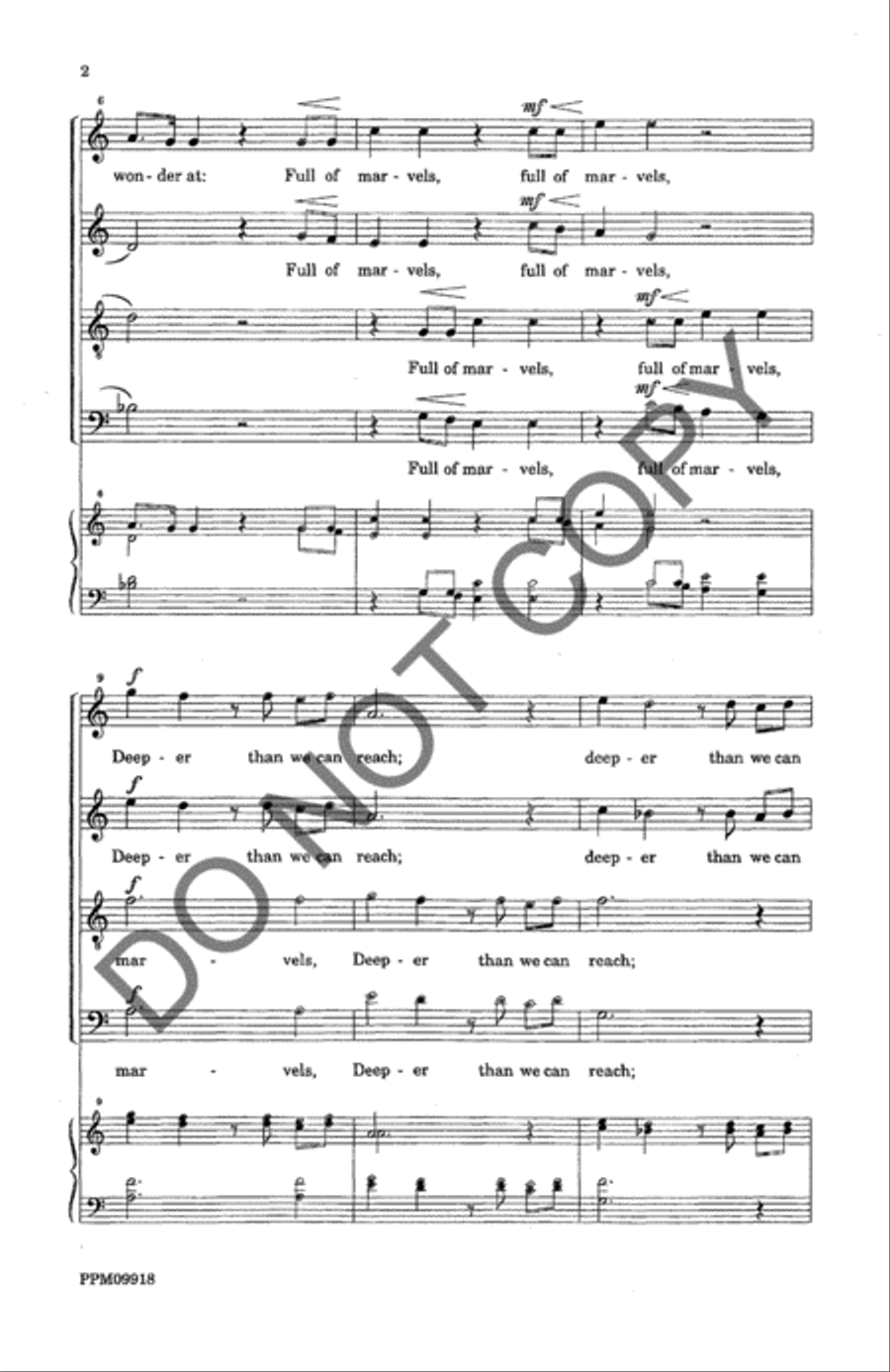 Miracles Miracles 4-Part scores gallery preview page 5