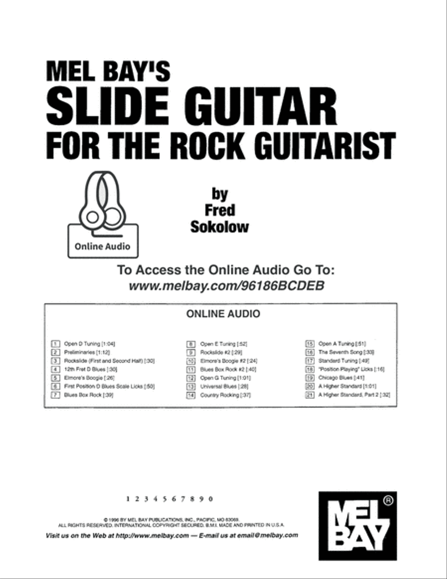 Slide Guitar For The Rock Guitarist Electric Guitar scores gallery preview page 2