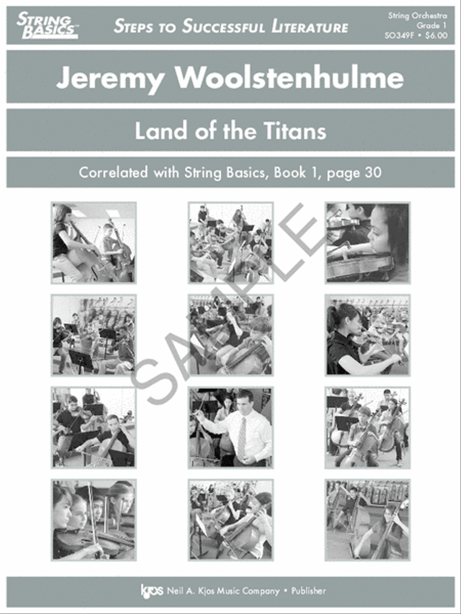 Land of the Titans - Score String Orchestra scores gallery preview page 2