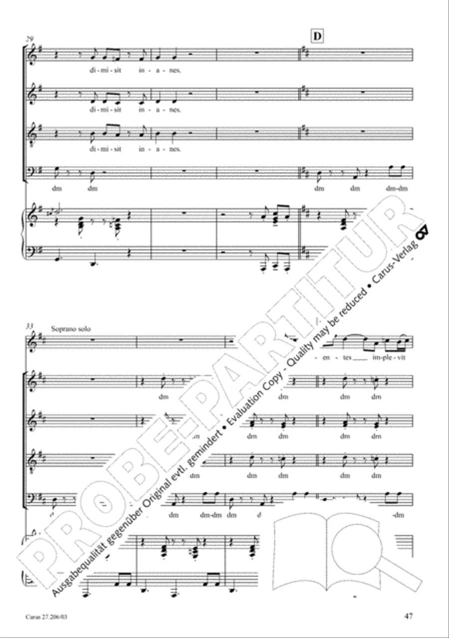 Magnificat 4-Part scores gallery preview page 48