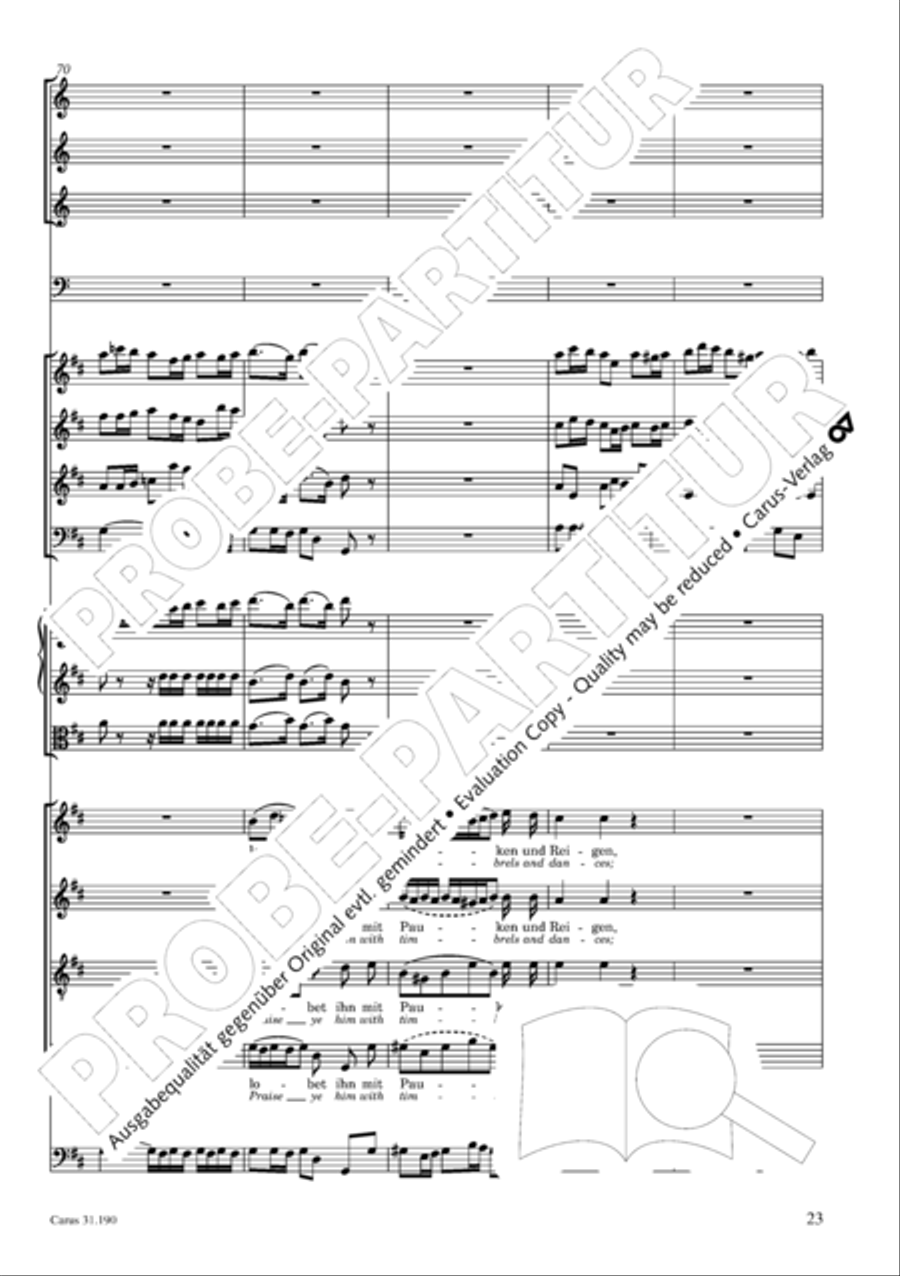 Sing to the Lord a new song (Singet dem Herrn ein neues Lied) ATB scores gallery preview page 24
