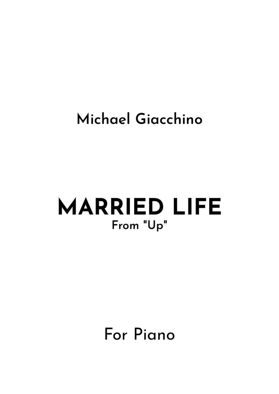 Married Life Easy Piano scores gallery preview page 1