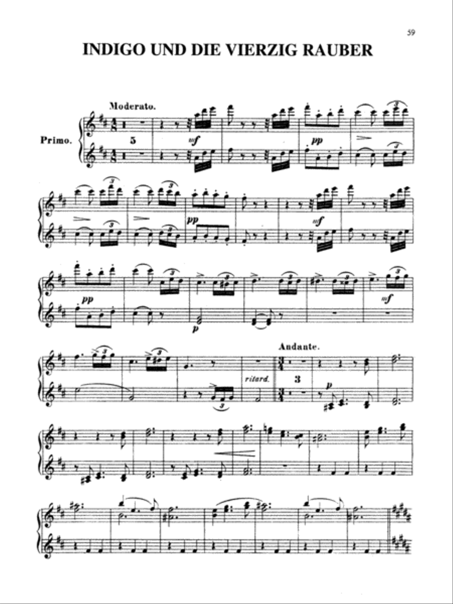 Strauss: Overtures Strauss: Overtures Piano Duet scores gallery preview page 2