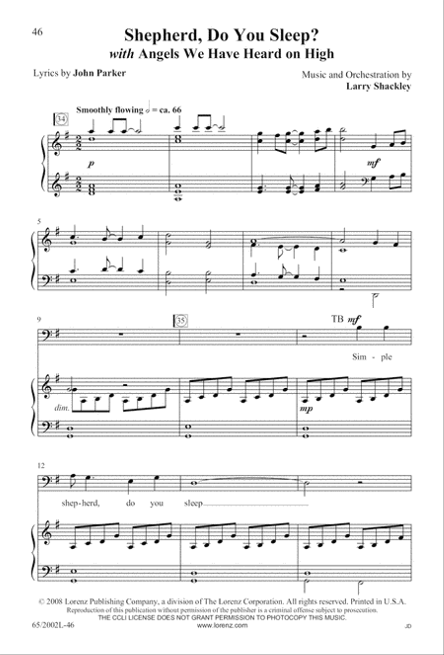 And This Shall Be a Sign And This Shall Be a Sign 4-Part scores gallery preview page 47