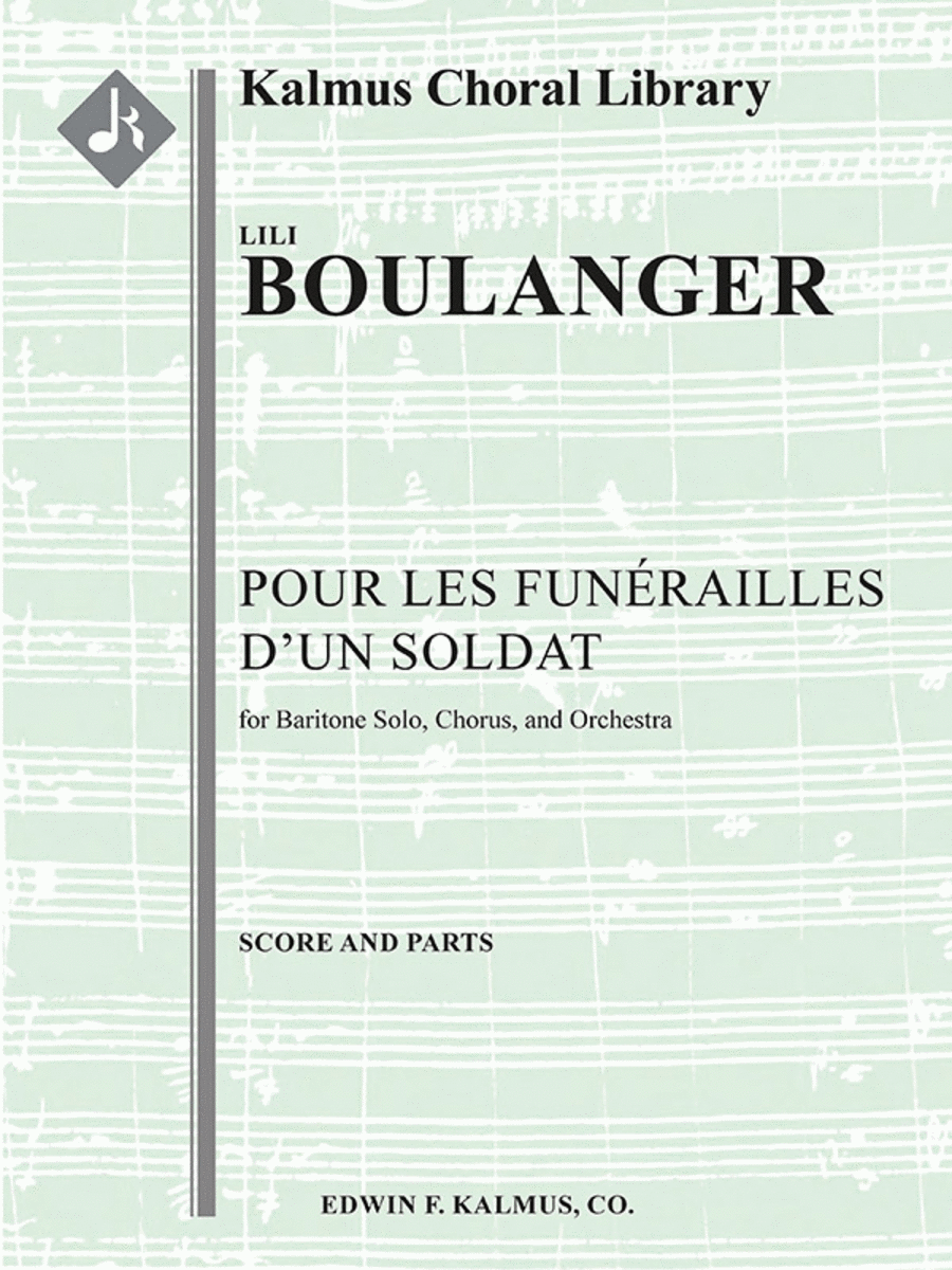 Pour les Funerailles d'un Soldat Choir scores gallery preview page 1