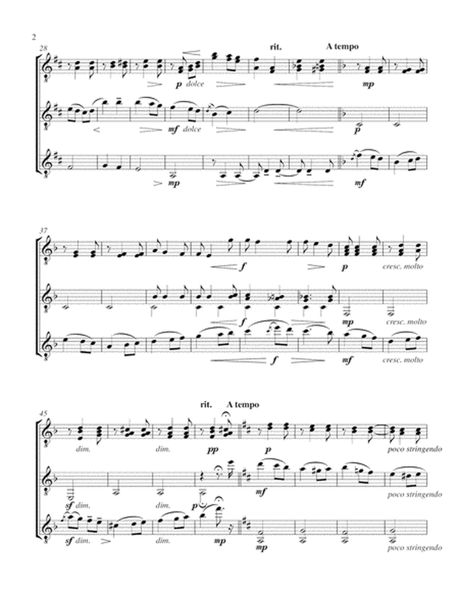 Salut D'Amour (Guitar Trio) - Score and Parts image number null