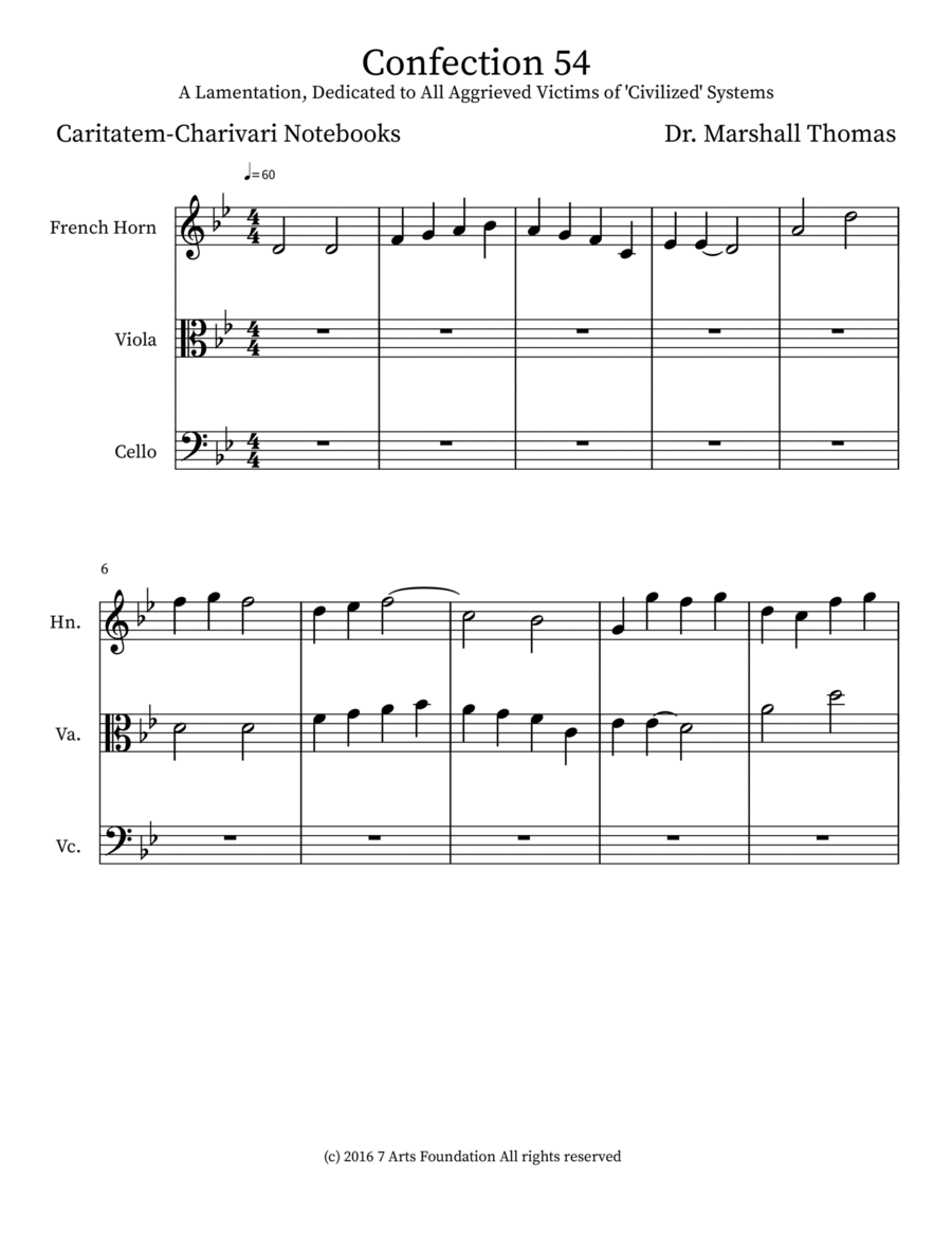 Confection 54 Horn scores gallery preview page 1