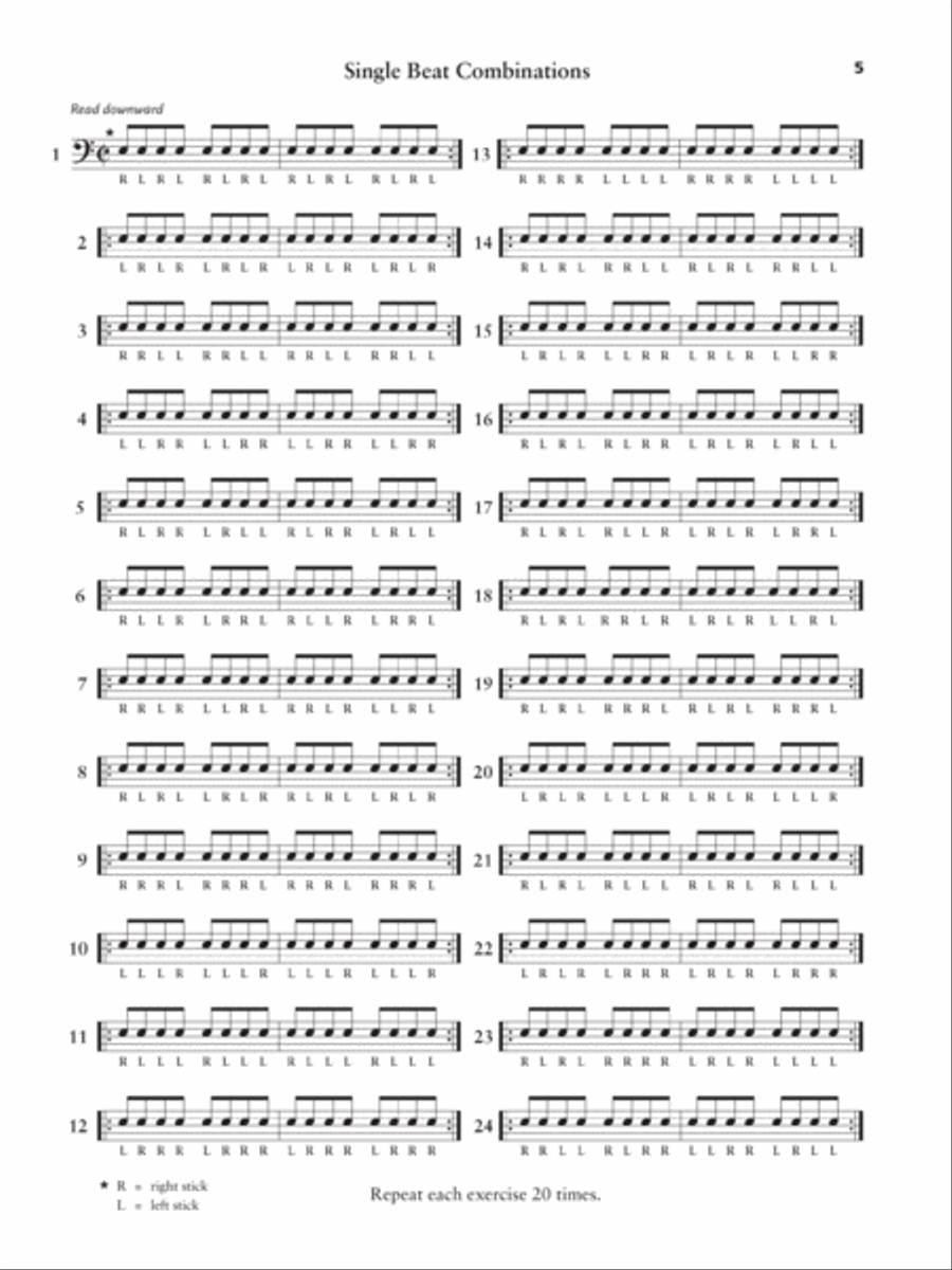 Stick Control Snare Drum scores gallery preview page 3