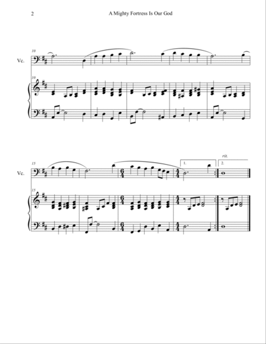 20 Greatest Hymns for Cello Solo with Piano Accompaniment Piano scores gallery preview page 4