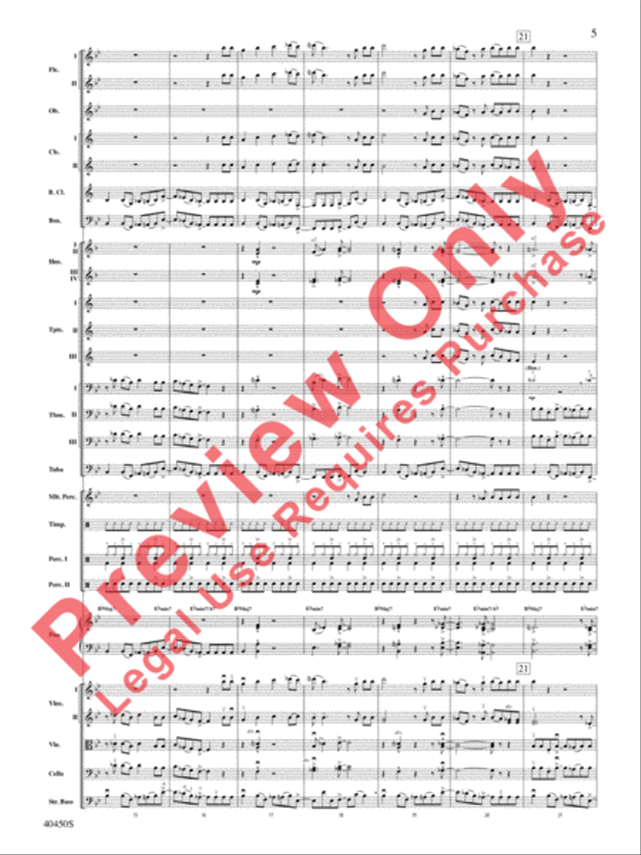 A Whitney Houston Tribute Full Orchestra scores gallery preview page 6