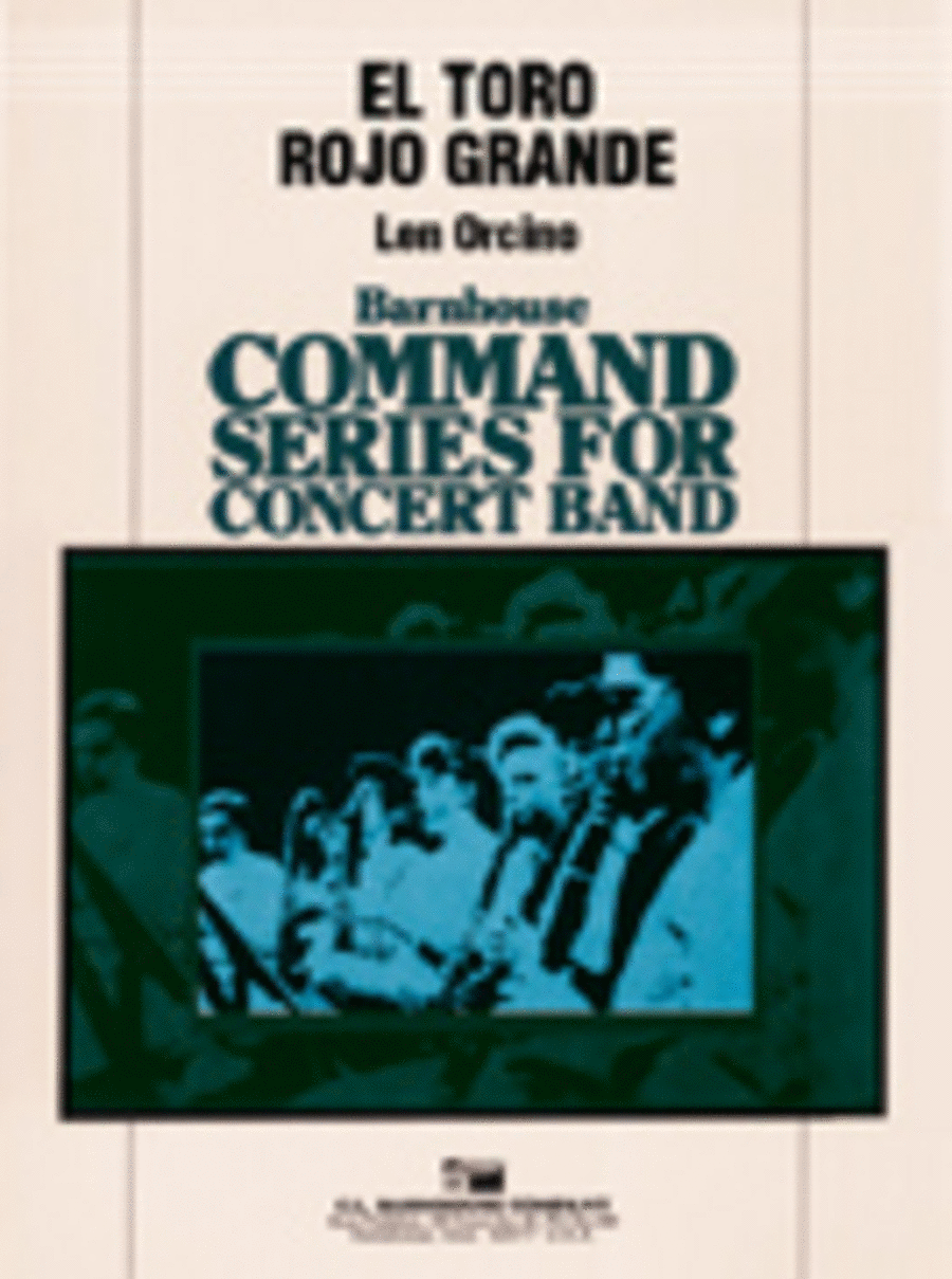 El Toro Rojo Grande Concert Band scores gallery preview page 1