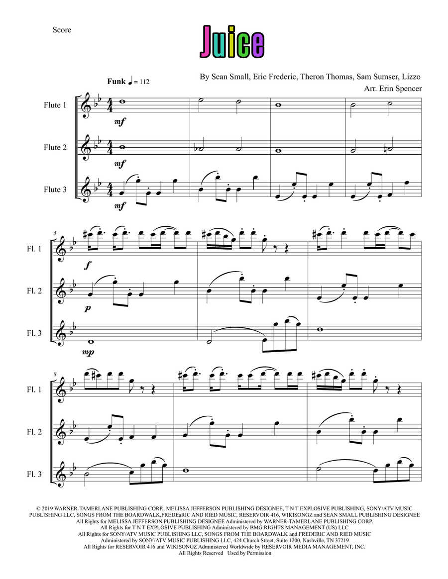 Juice Woodwind Trio scores gallery preview page 2
