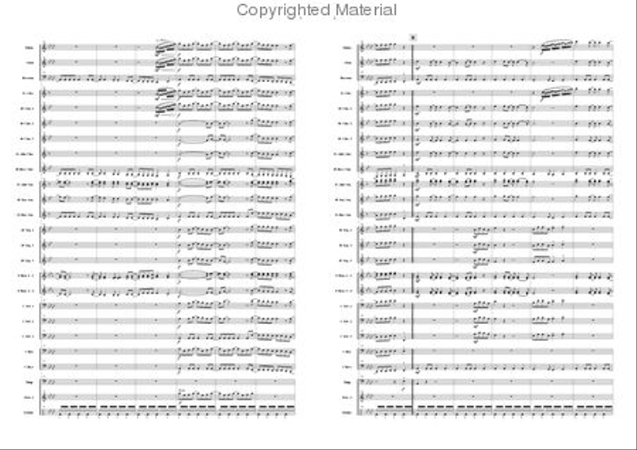 Shine Down Shine Down Concert Band scores gallery preview page 3