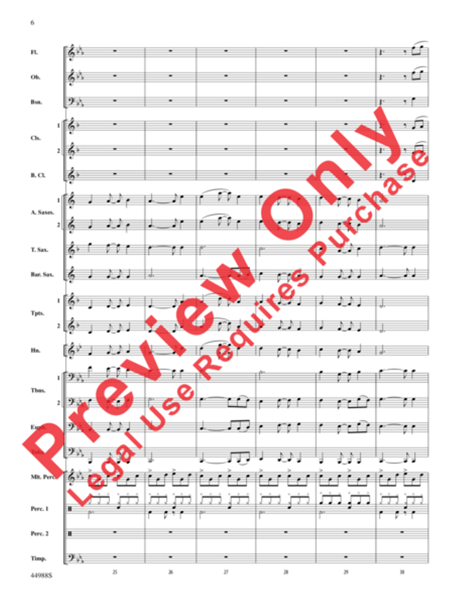 Escape from Dead Raider's Hollow Concert Band scores gallery preview page 7