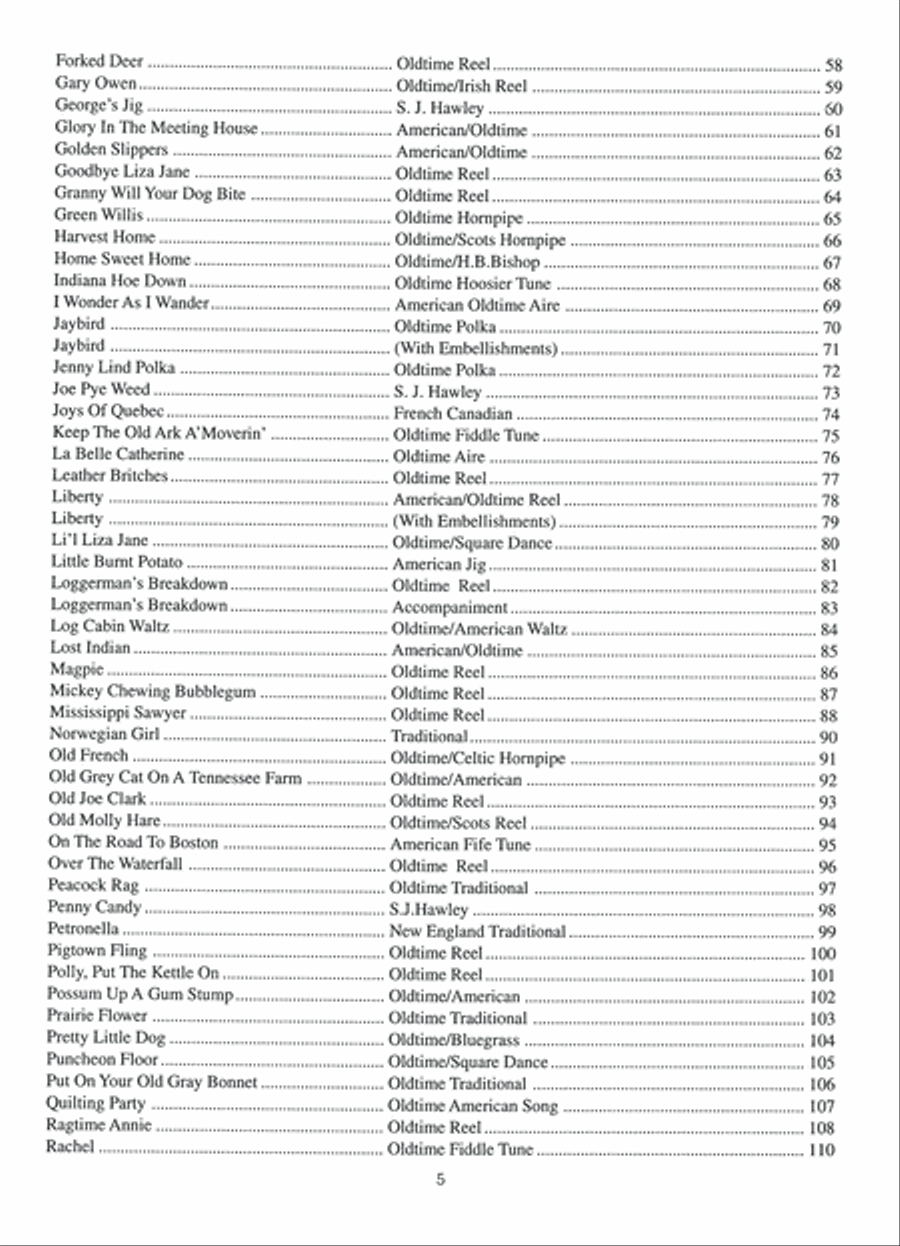 The Hammered Dulcimer Treasury of Tunes Hammered Dulcimer scores gallery preview page 6