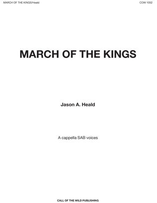 "March of the Kings" for a cappella SAB voices