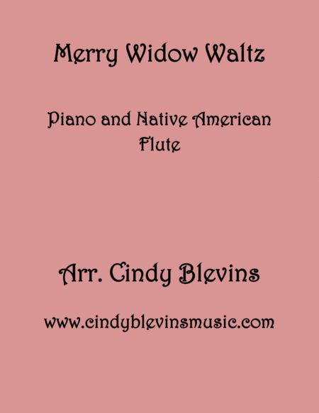 Merry Widow Waltz, arranged for Piano and Native American Flute image number null