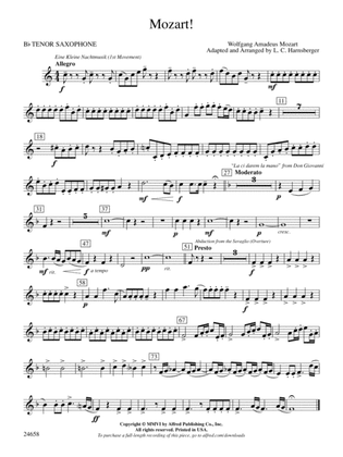 Mozart!: B-flat Tenor Saxophone