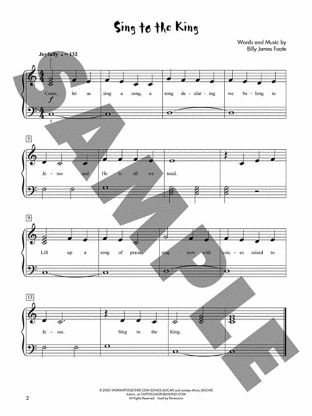 The Worship Piano Method Songbook - Level 2 image number null
