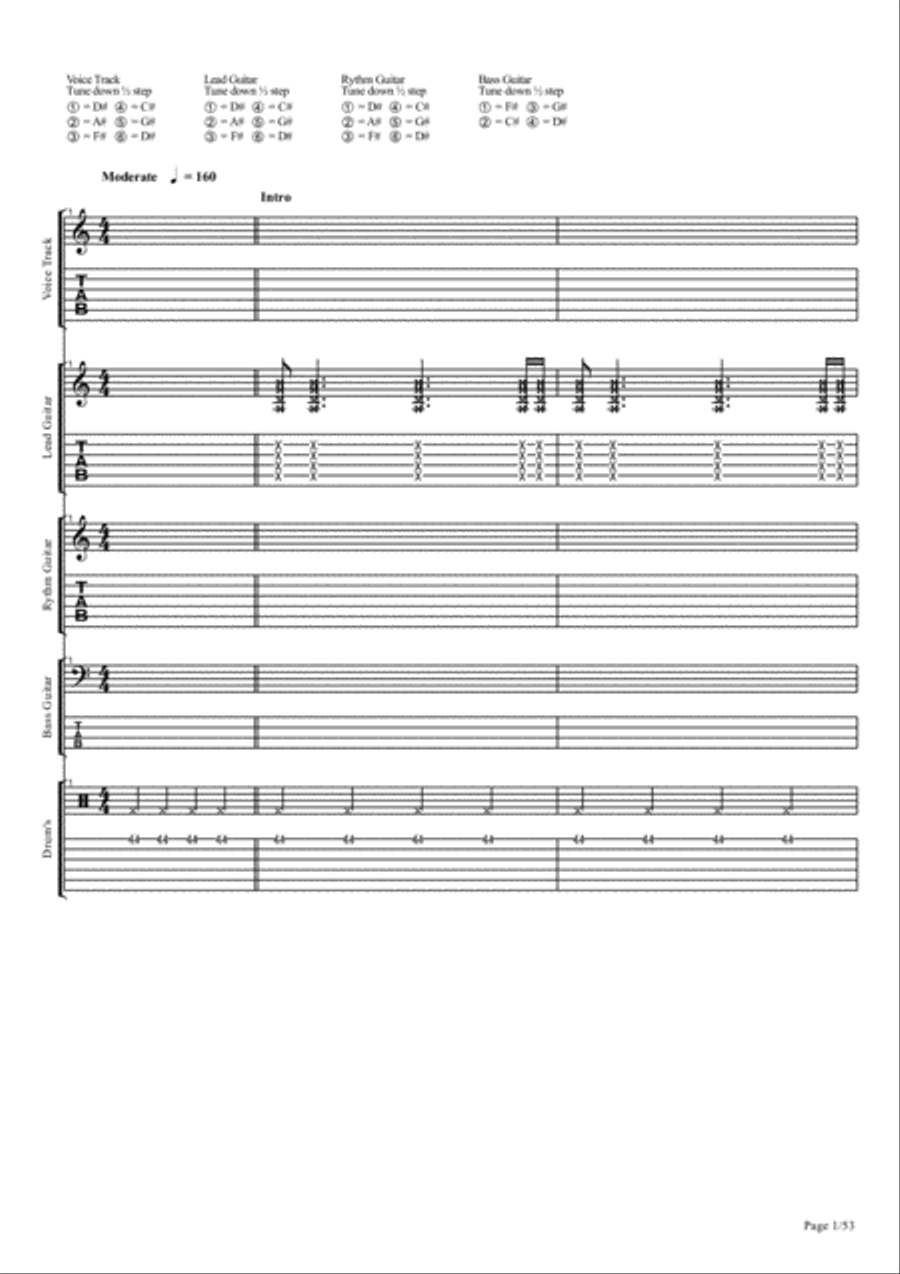 Commander Fear Commander Fear Small Ensemble scores gallery preview page 1