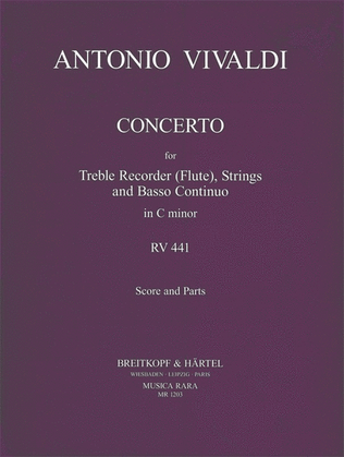 Flute Concerto in C minor RV 441