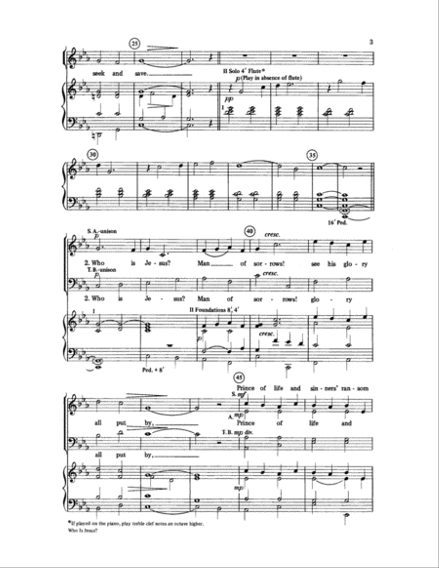 Who Is Jesus? Who Is Jesus? 4-Part scores gallery preview page 3