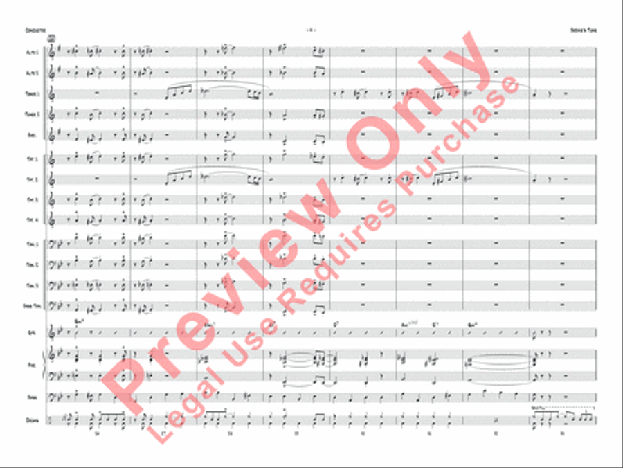 Bernie's Tune Bernie's Tune Jazz Ensemble scores gallery preview page 21