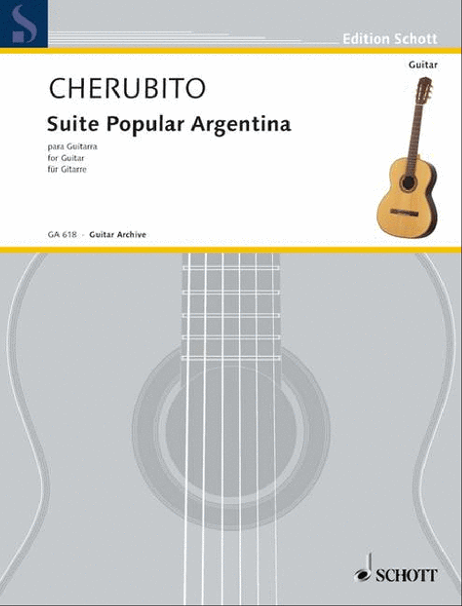 Suite Popular Argentina Acoustic Guitar scores gallery preview page 1