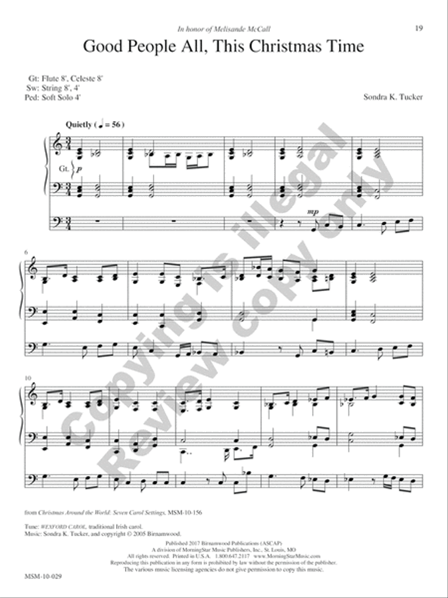 Hark! The Glad Sound Hark! The Glad Sound Organ scores gallery preview page 25