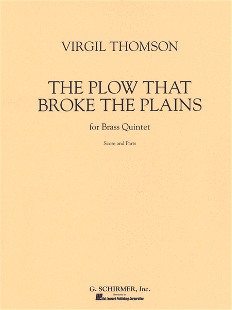 The Plow that Broke the Plains Horn scores gallery preview page 1