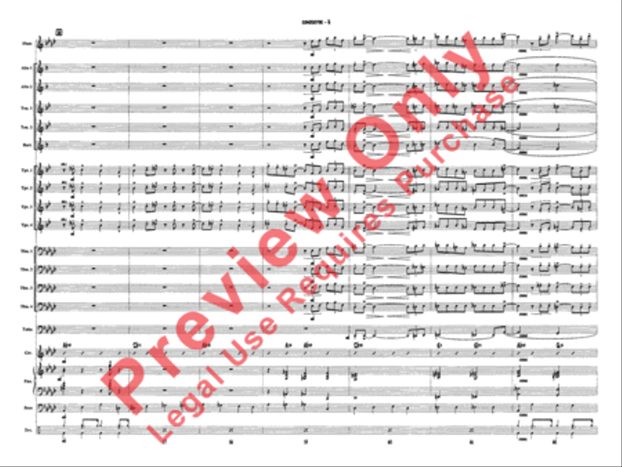 Blues in the Night Jazz Ensemble scores gallery preview page 11