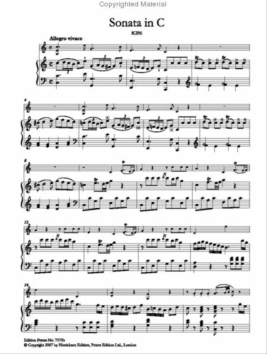 Complete Sonatas, Volume 2 Violin Solo scores gallery preview page 2