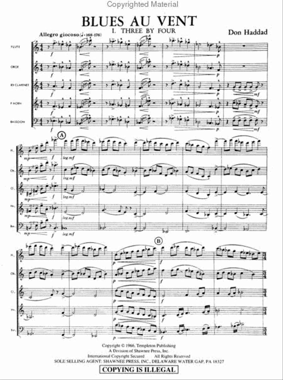 Woodwind Quintet Woodwind Quintet scores gallery preview page 5