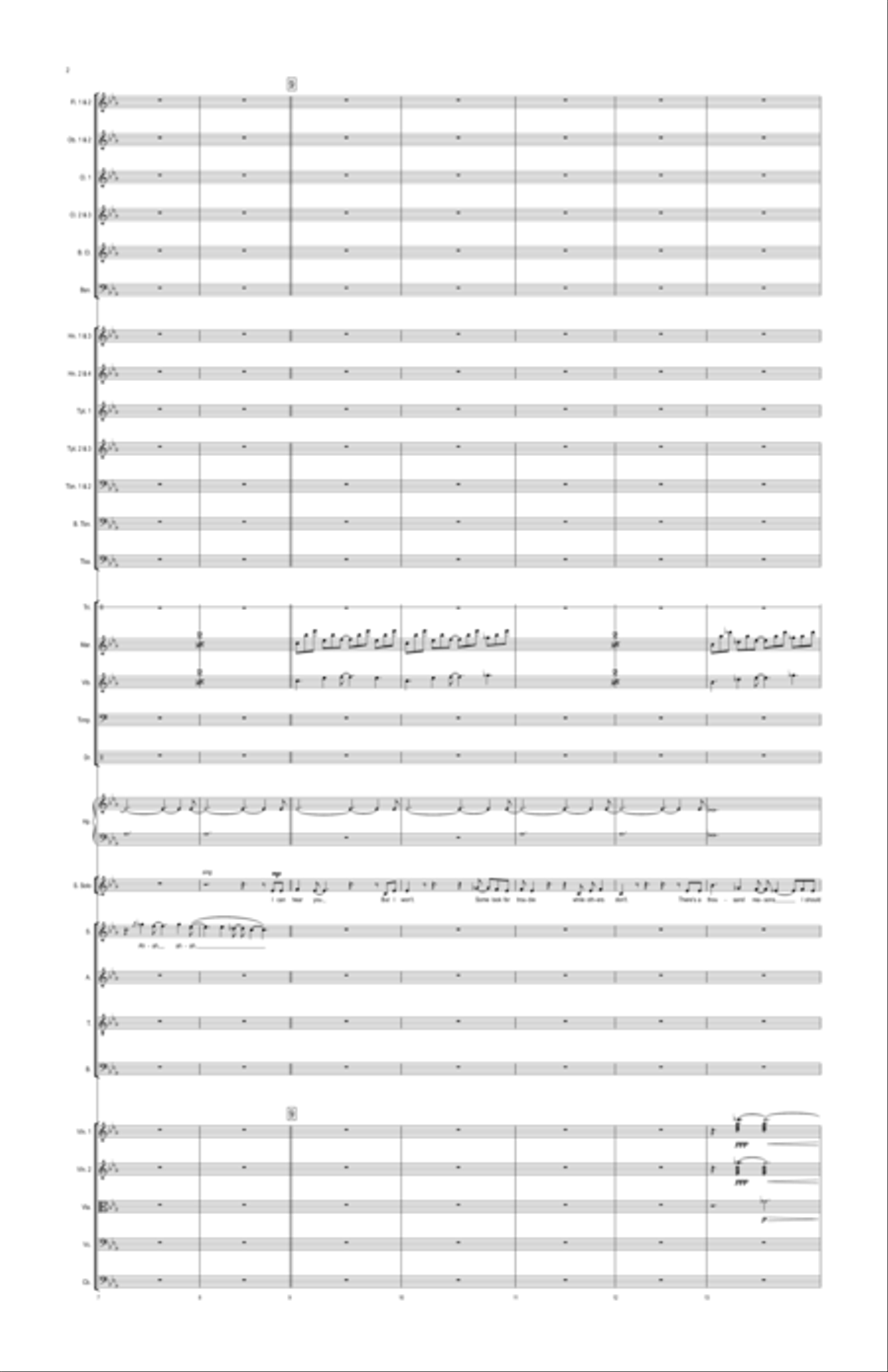 Into The Unknown Full Orchestra scores gallery preview page 2