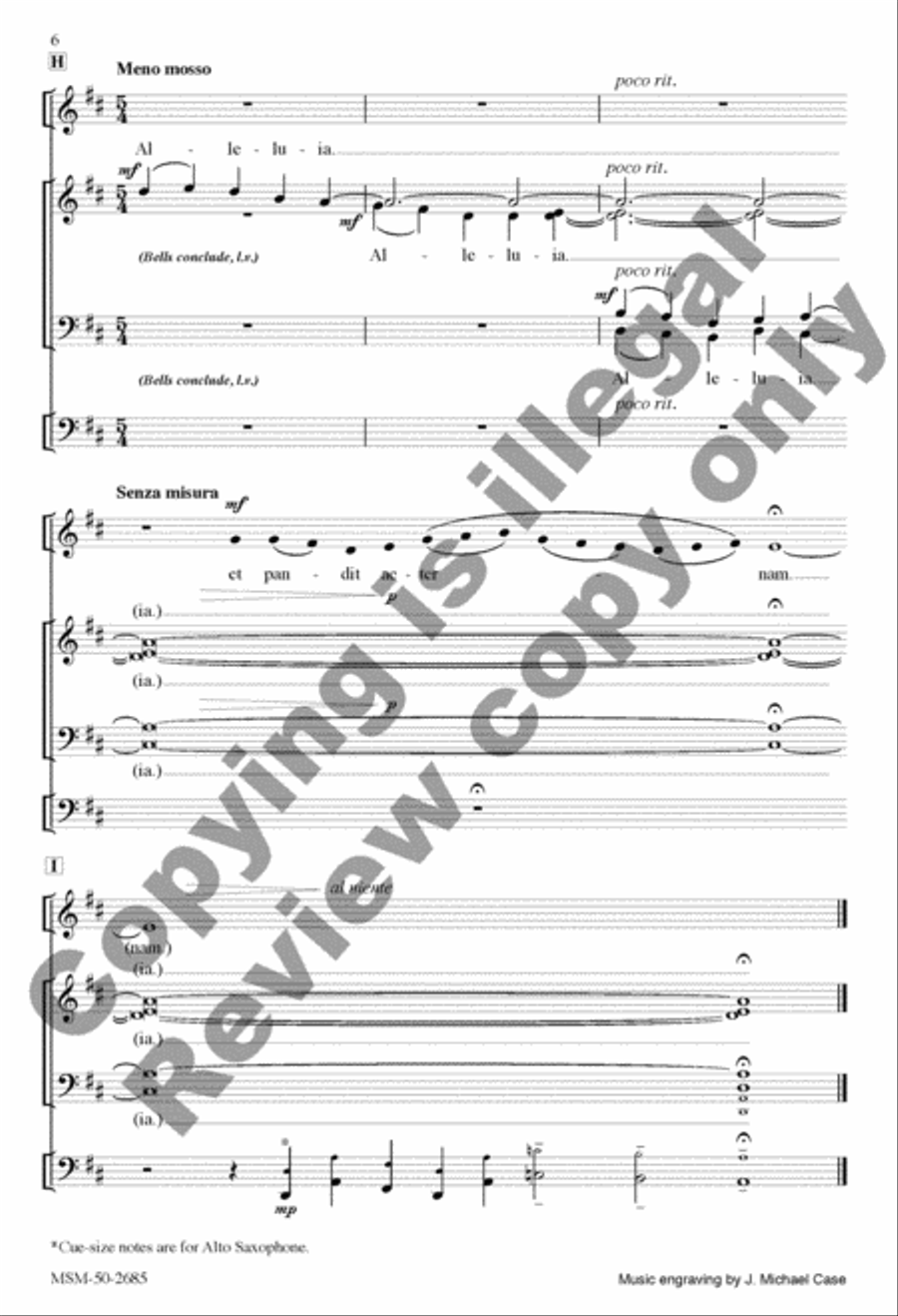 Processio: Christus est stella matutina 4-Part scores gallery preview page 12