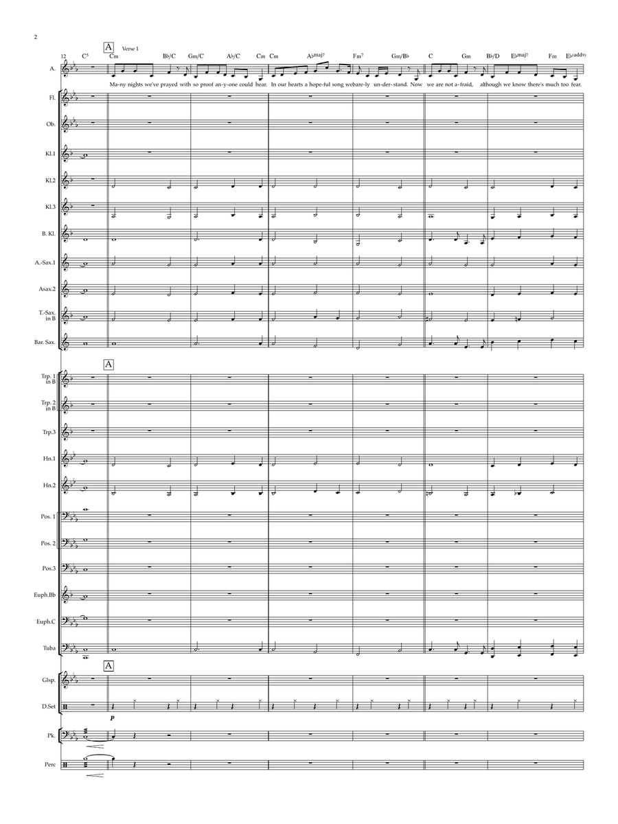 When You Believe Concert Band scores gallery preview page 2