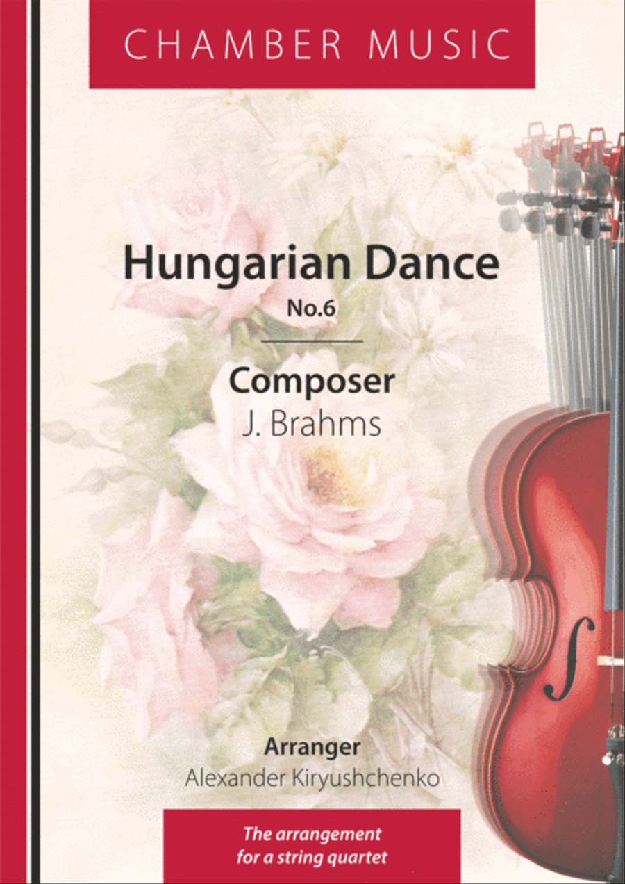Hungarian Dance №6 String Quartet scores gallery preview page 1