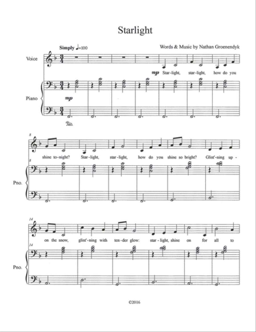 Starlight Vocal Duet scores gallery preview page 3