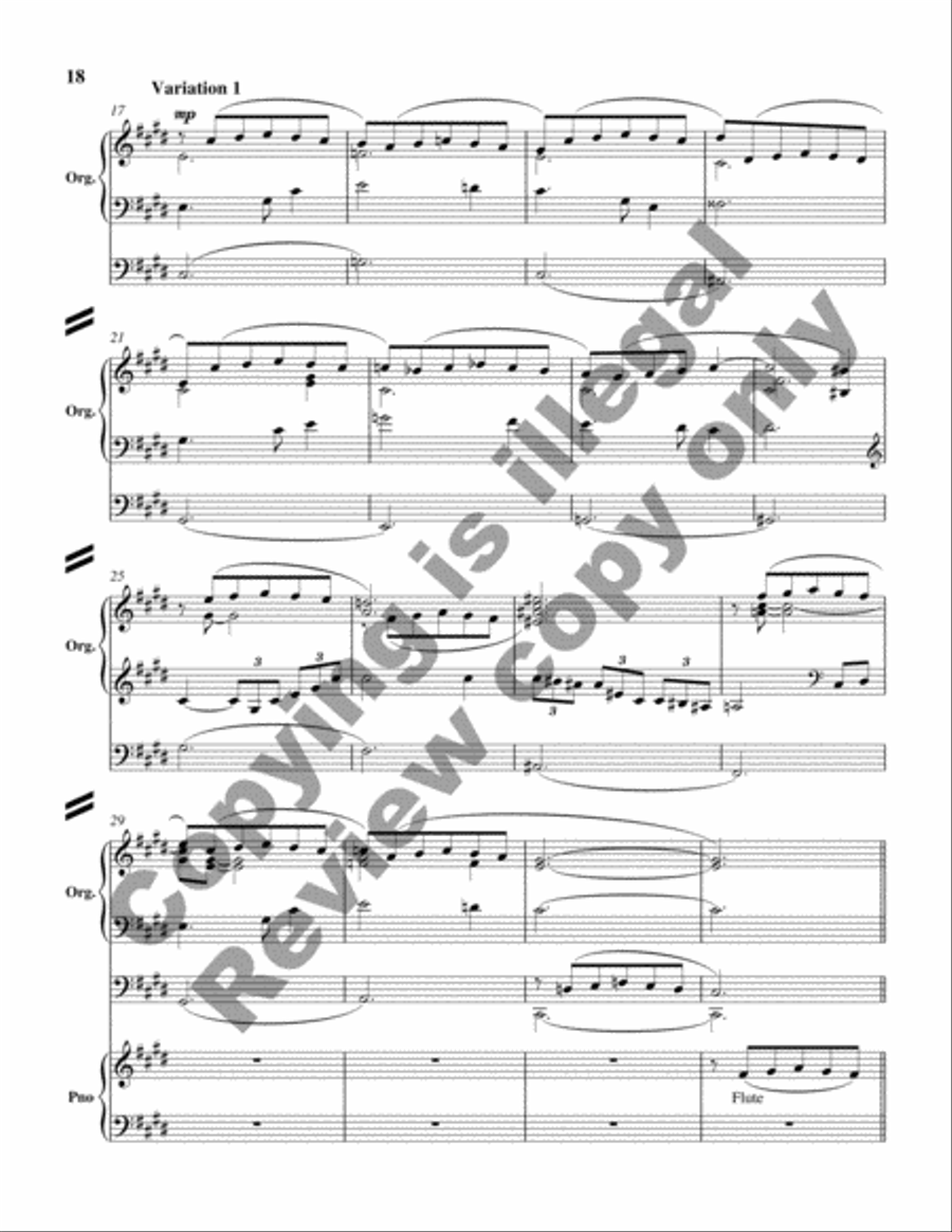 Concerto in C Major (Additional Full Score) Organ scores gallery preview page 7