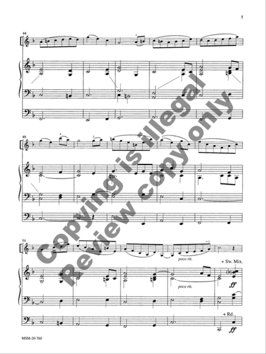 Amazing Grace Violin scores gallery preview page 11