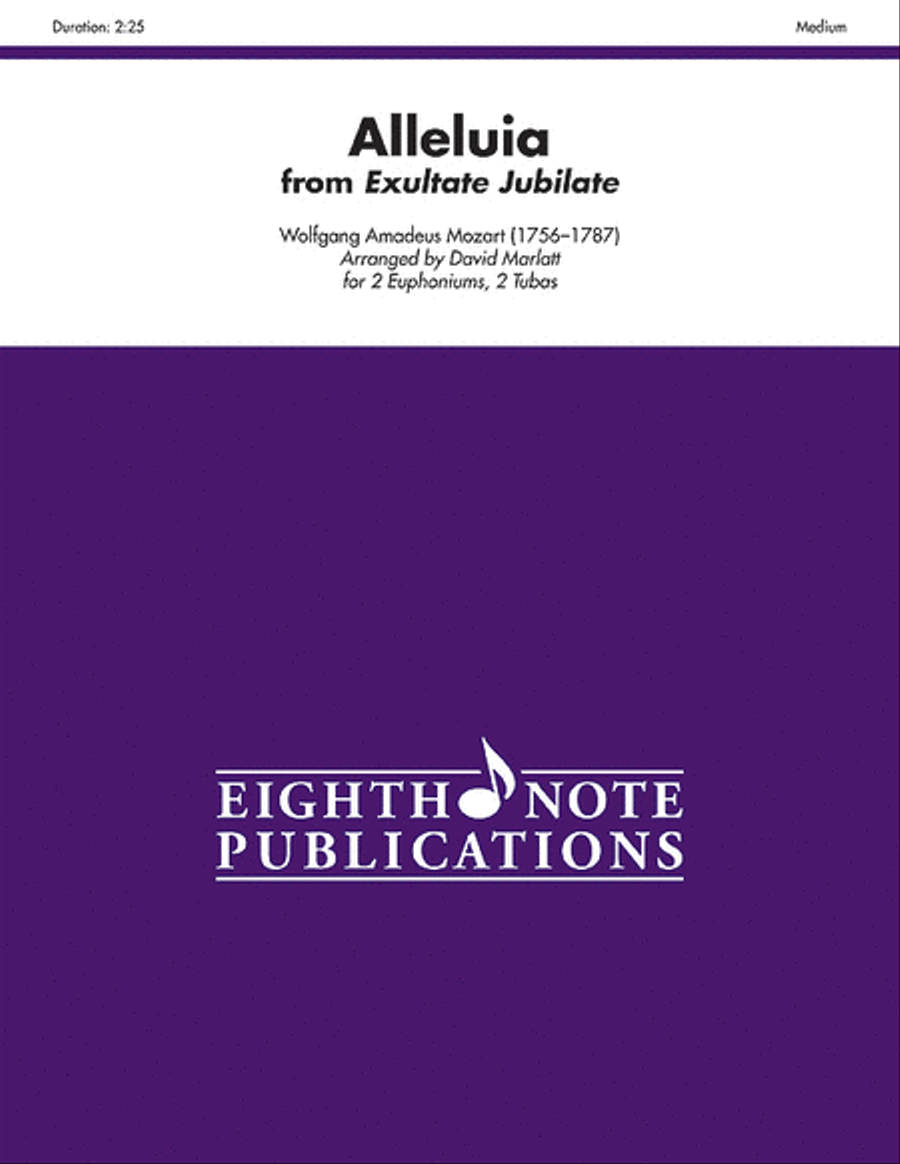 Alleluia (from Exultate Jubilate) Brass Ensemble scores gallery preview page 1