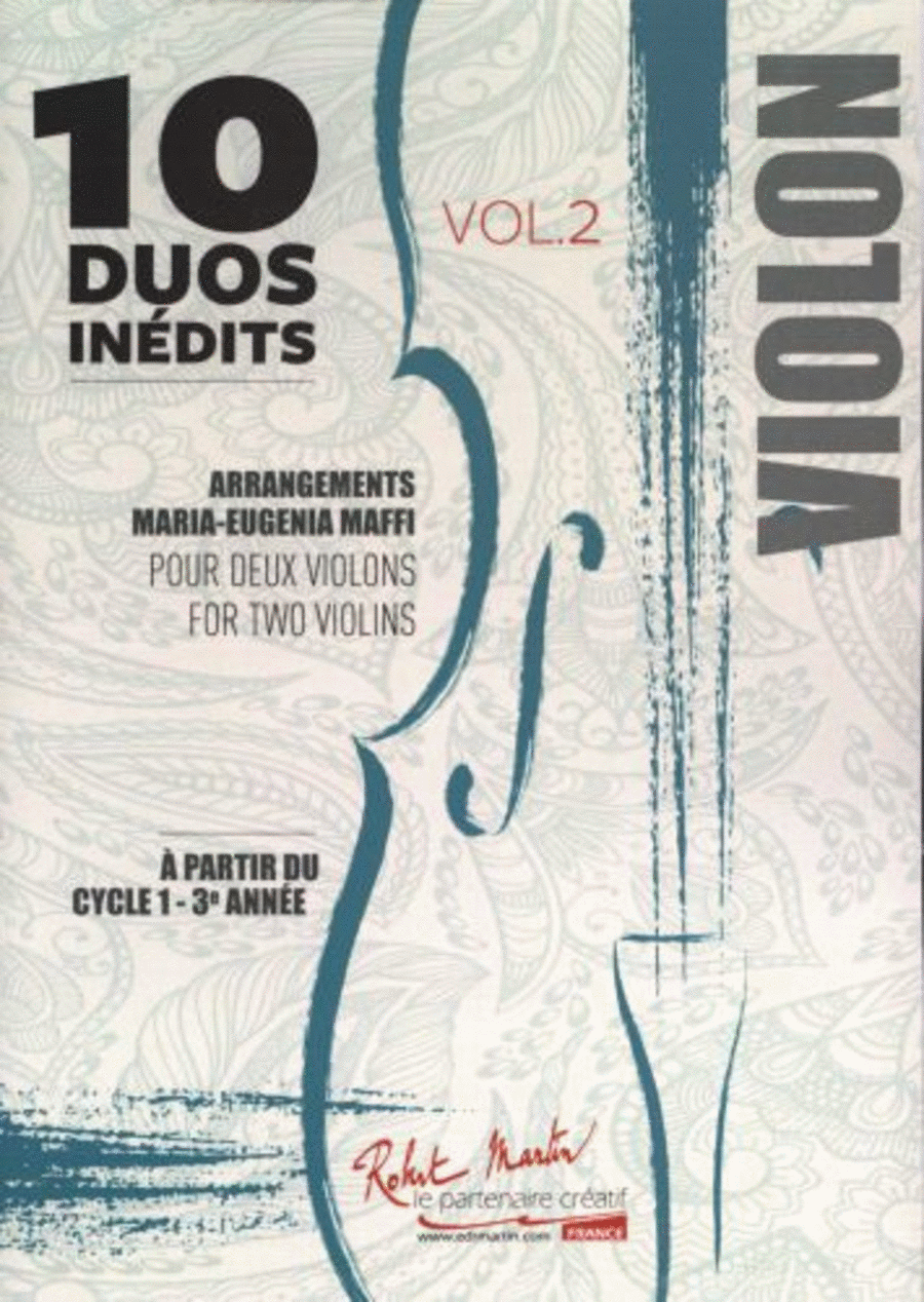 10 duos inedits vol 2 pour 2 violons