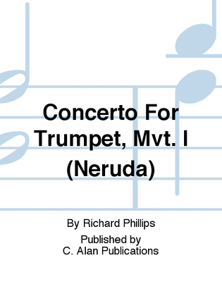Concerto For Trumpet, Mvt. I (Neruda)