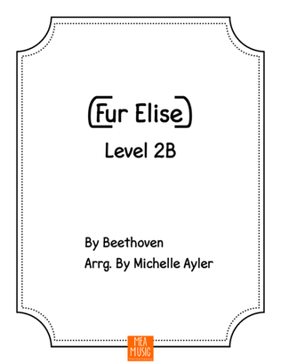 Book cover for Fur Elise - Level 2B