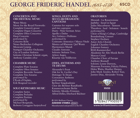 Handel Edition - New Expanded Edition