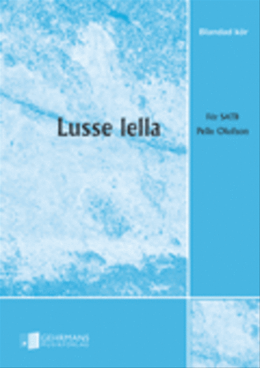 Lusse lella, SATB 4-Part scores gallery preview page 1