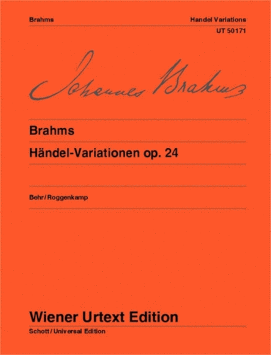 Handel-Variationen Op. 24 Chamber Music scores gallery preview page 1