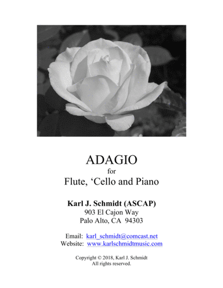 "Adagio" for Flute, 'Cello and Piano image number null