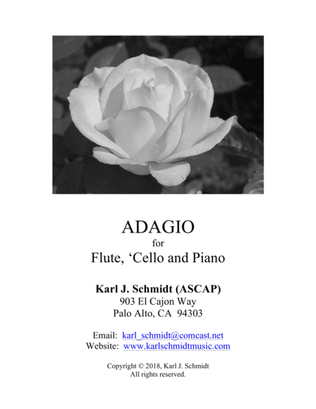 "Adagio" for Flute, 'Cello and Piano